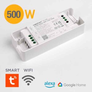 Regulador pulsador TRIAC iluminación LED Smart Wifi AC 500W