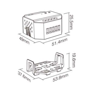 Regulador pulsador TRIAC iluminación LED Smart Wifi AC 300W