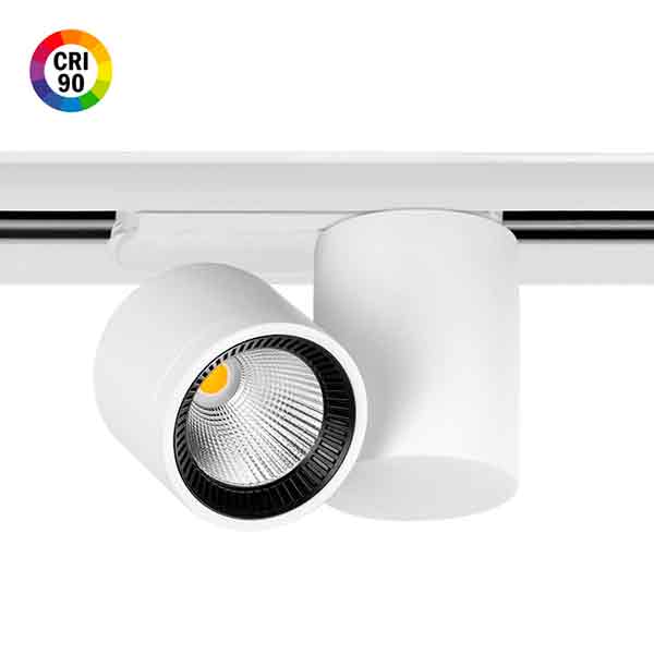 Foco orientable iO LED 4.5W para carril monofásico Foco orientable iO LED 4.5W para carril monofásico