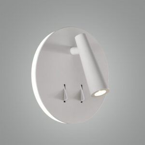 Aplique de pared Panau 6W con lector 3W orientable