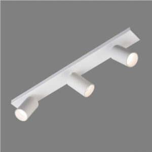 Aplique regleta triple pared y techo Gina 3GU10