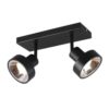 Regleta doble de focos Leon R2 - 28CM GU10