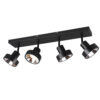 Regleta cuádruple de focos Leon R4 - 60CM GU10