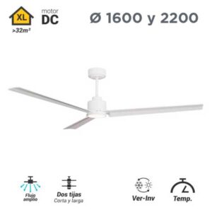 Ventilador de techo Anne XL DC personalizable (1600 y 2200)
