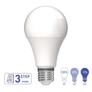 Bombilla LED Estándar 9W E27 Regulable 3-Step Dimming