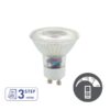 Bombilla LED GU10 4.5W 3000K 36º Regulable 3-Step Dimming