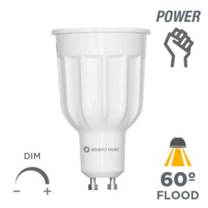 Bombilla LED GU10 Power 12W Regulable DIM 60º 1050 lúmenes