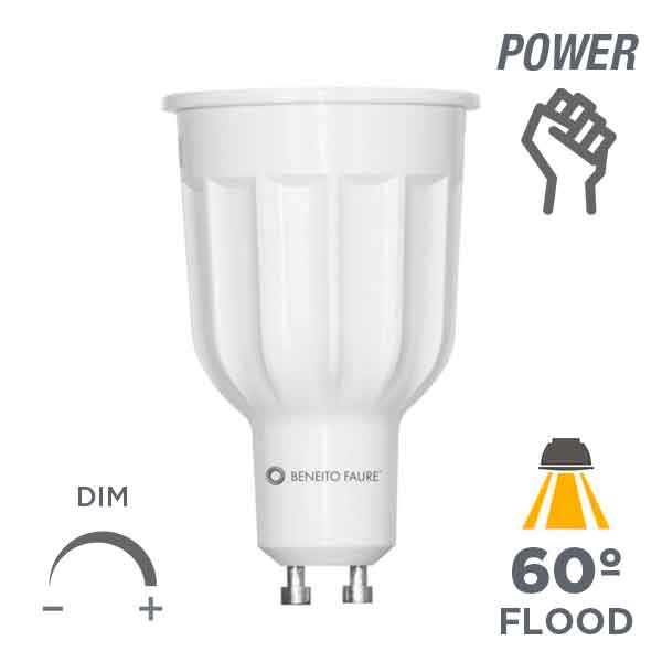 Bombilla LED GU10 Power 12W Regulable DIM 60º 1050 lúmenes.jpg Bombilla LED GU10 Power 12W Regulable DIM 60º 1050 lúmenes