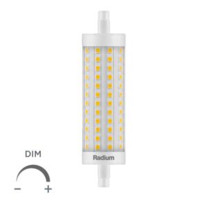 Bombilla lineal LED 15W R7S Larga DIM Regulable