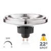 Bombilla LED Regulable AR111 / QR111 casquillo GU10 para focos tipo Cardan