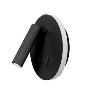 Aplique de pared LED Cayman redondo con lector