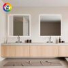 Espejo iluminado con luz LED Estela 50W y 61W touch customizable