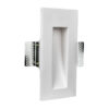 Aplique empotrable baliza iluminamuros en yeso escayola LED 1W 3200K rectangular trimless
