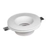 Foco empotrable en yeso escayola redondo GU10 luz confort trimless