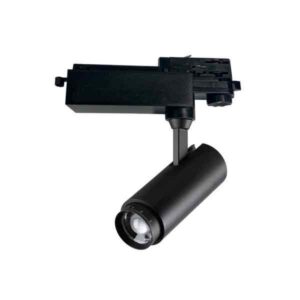 Foco proyector LED Moma 10W 15W 20W tipo zoom carril trifásico opticas 12º 60º