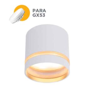 Foco downlight superficie Split GX53