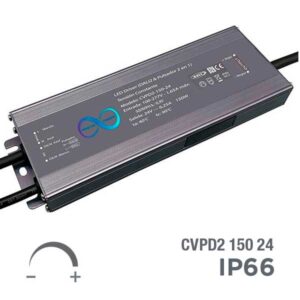 Driver LED tensión constante 150W CVPD2-150-24 Infinitum regulable Dali / Dali2 / Push + NFC