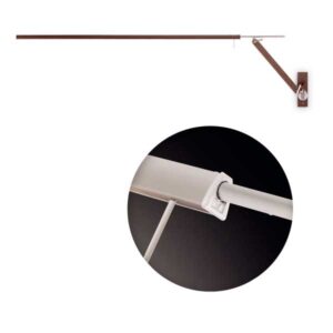 Lámpara LED de pared de diseño orientable y abatible