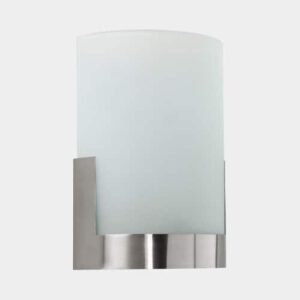 Aplique pared Weldy E27 cristal vidrio arenado