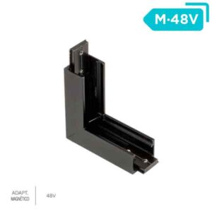 Codo ciego ángulo 90º horizontal-vertical carril DC 48V accesorio