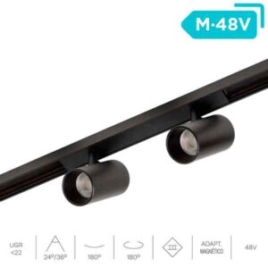 Foco proyector LED Spotlight Twin Micro Magnet 2 x 3W DC 48V