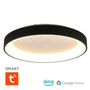 Plafón LED redondo Leiden CCT Regulable Mando + APP 45CM 60CM