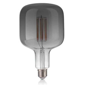 Bombilla globo cilindro LED Filamento 6W 2200K Fumé
