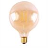 Bombilla globo LED Filamento Ambar 6.5W 2200K G-125