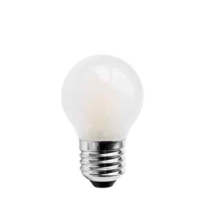 Bombilla esférica LED Opal Mate 6.5W E27 800 lúmenes
