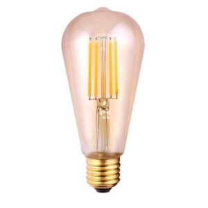 Bombilla LED Filamento 4W Edison Golden Curve E27