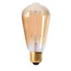 Bombilla LED Filamento 4W 2200K Rústica Ámbar Regulable E27