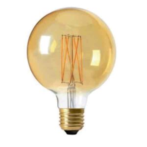 Bombilla globo LED Filamento Rústico Ámbar 4W 2200K G125