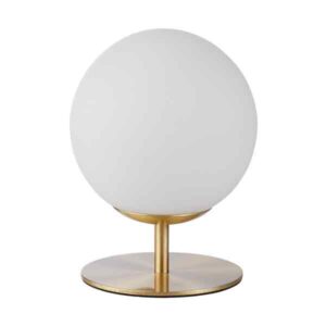 Lámpara de sobremesa Ronda E27 globo opal 150
