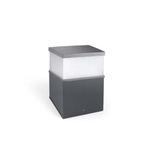 Baliza exterior sobremuro Cubik LED 17W IP65 switch CCT