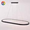 Lámpara colgante ovalada Grace LED 120cm Switch CCT CRI>90