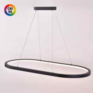 Lámpara colgante ovalada Grace LED 120cm Switch CCT CRI>90