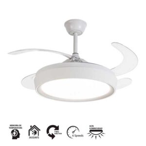 Ventilador de techo Niza DC palas plegables (1100)
